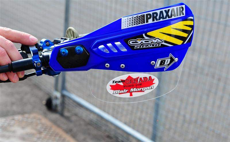 Team Canada is showing their support for the fallen Blair Morgan