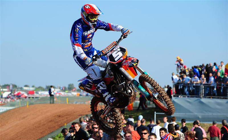 Anthony Boissiere was supposed to be France's weak link, but he came through with an impressive third in the MX2 qualifier.