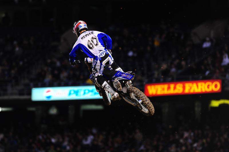 Helper was quickly back up front and then quickly on the ground again last weekend