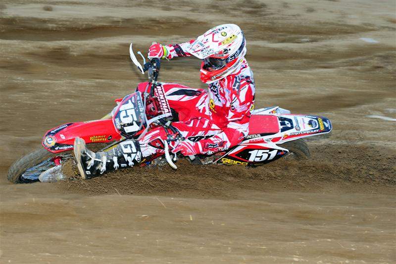 Justin Barcia was impressive, leading both motos, and hanging on for third in one of them.