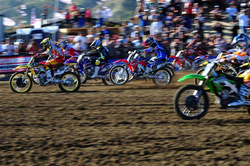 ...and the second 450cc holeshot. He went 3-2 for second overall.