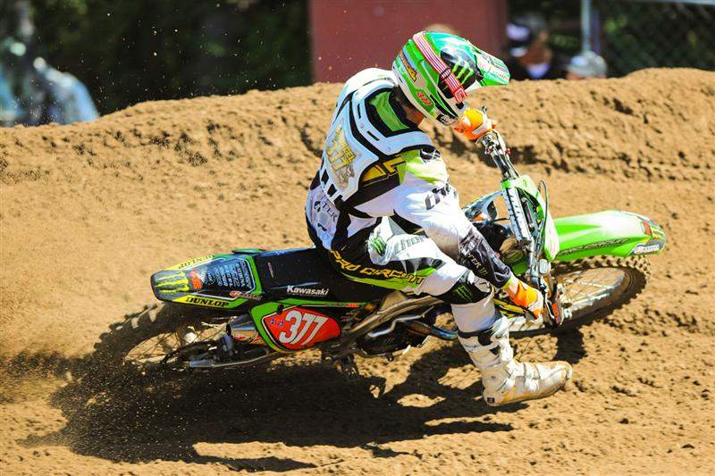 Chris Pourcel was fastest in 250cc qualifying.