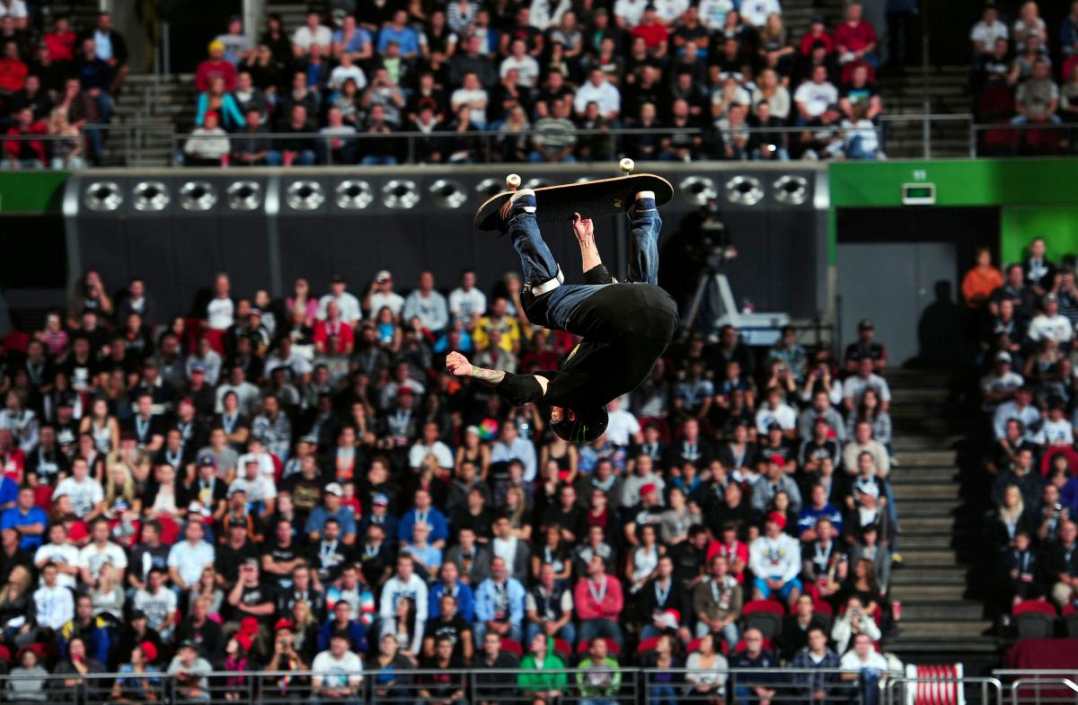 Skater / Jake Brown (AUS)2010 Nitro Circus Live Tour Acer Arena Sydney Australia May 14th - 15th 2010© Sport the library/Jeff Crow