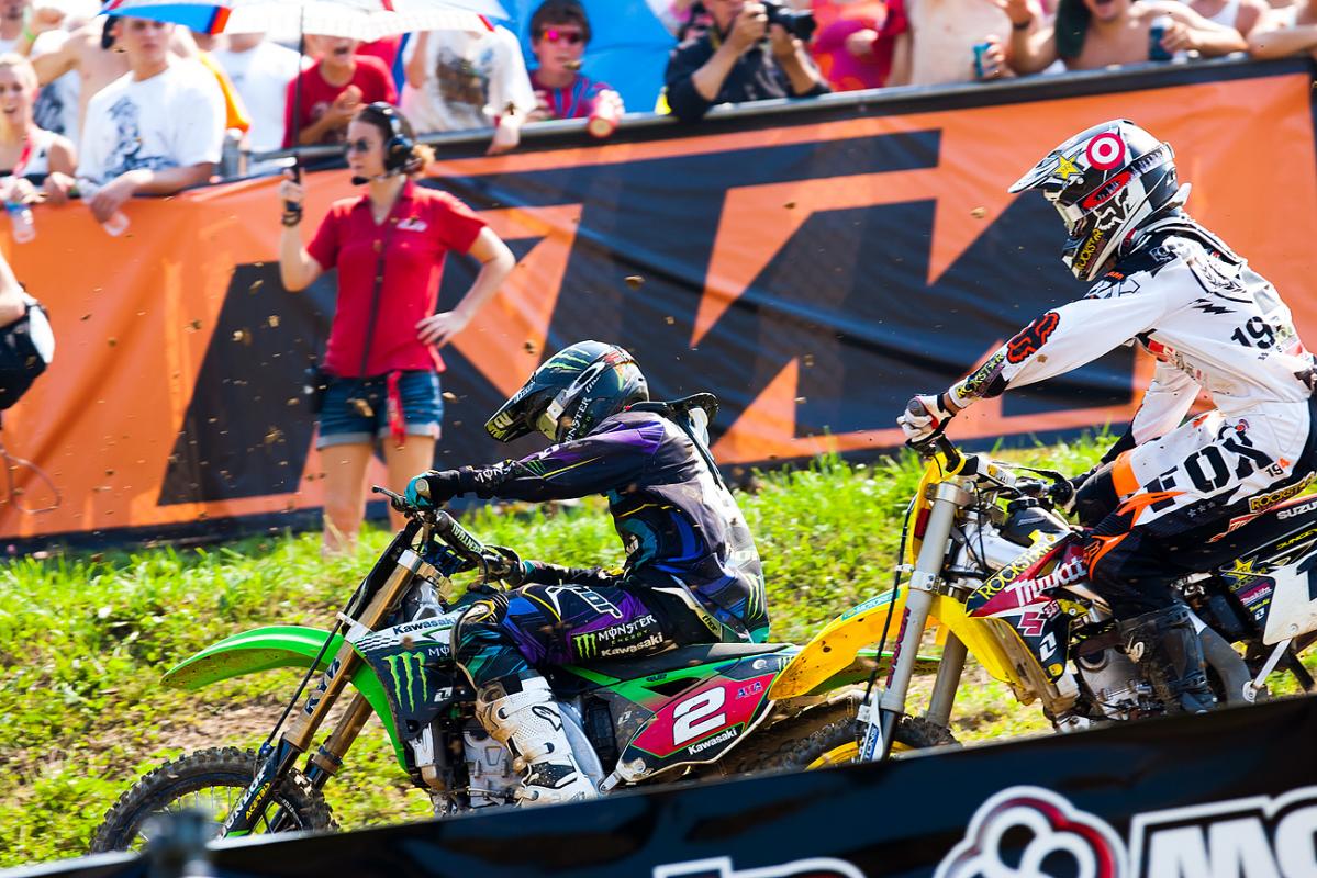 Ryan Villopoto last corner pass on Ryan Dungey.