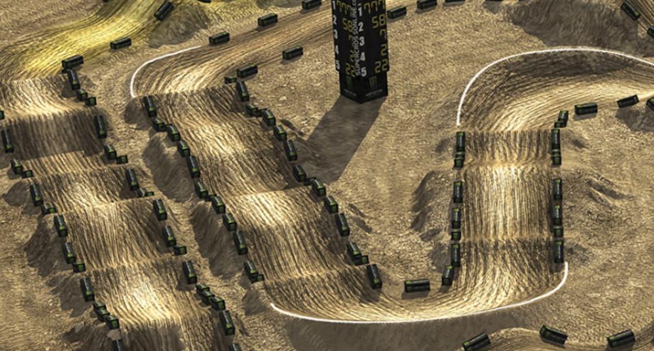 Animated Track Map Anaheim 2 Supercross Racer X