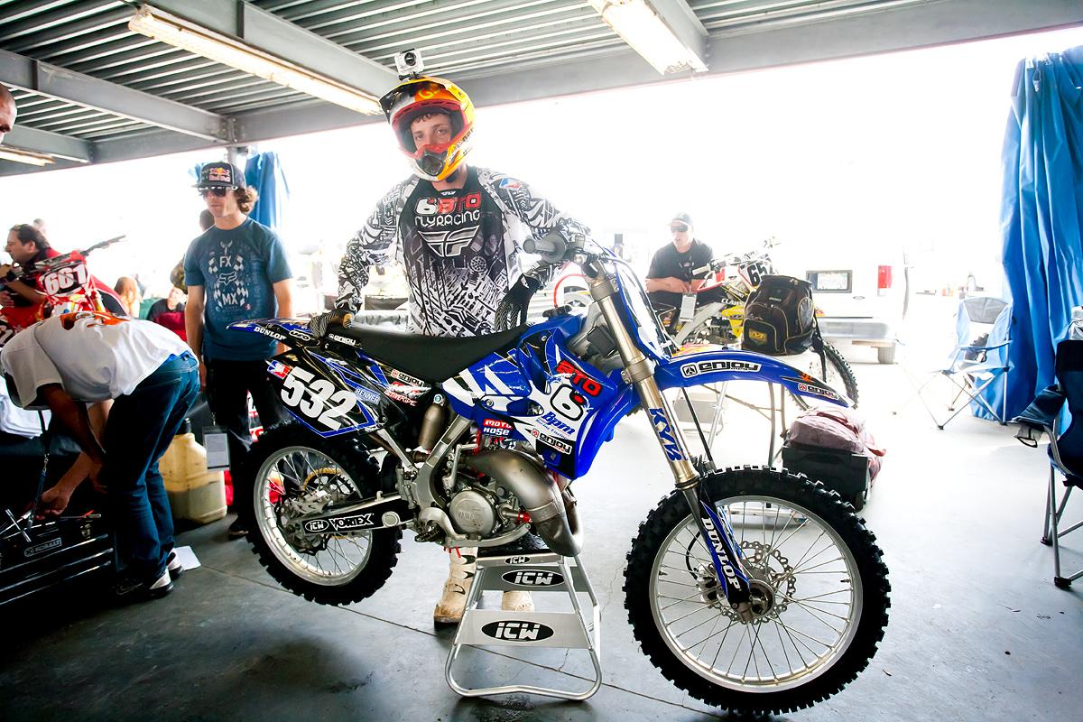 Ricky Renner and his 144cc YZ
