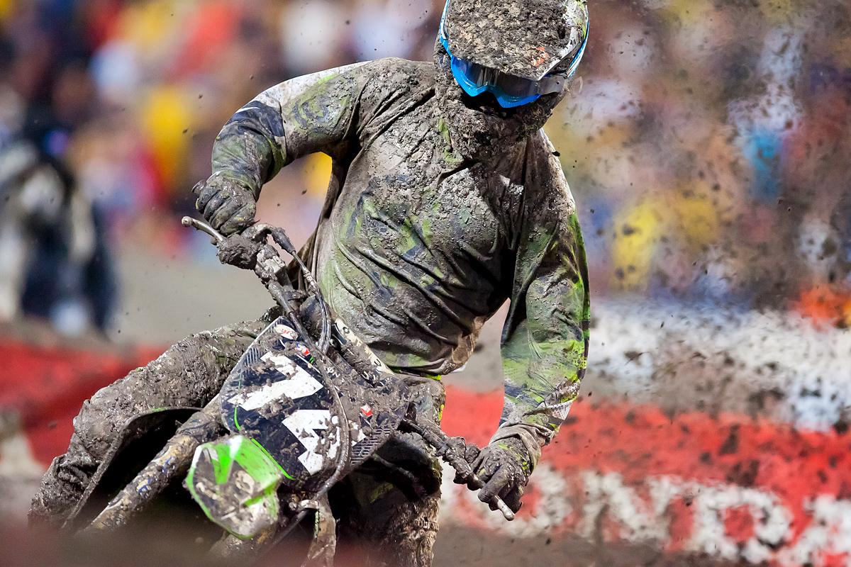 Tyler Bowers with fresh goggles