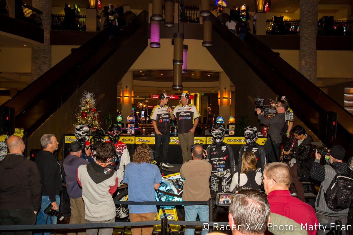 Dodge/Sycuan/Suzuki/RCH Supercross team launch
