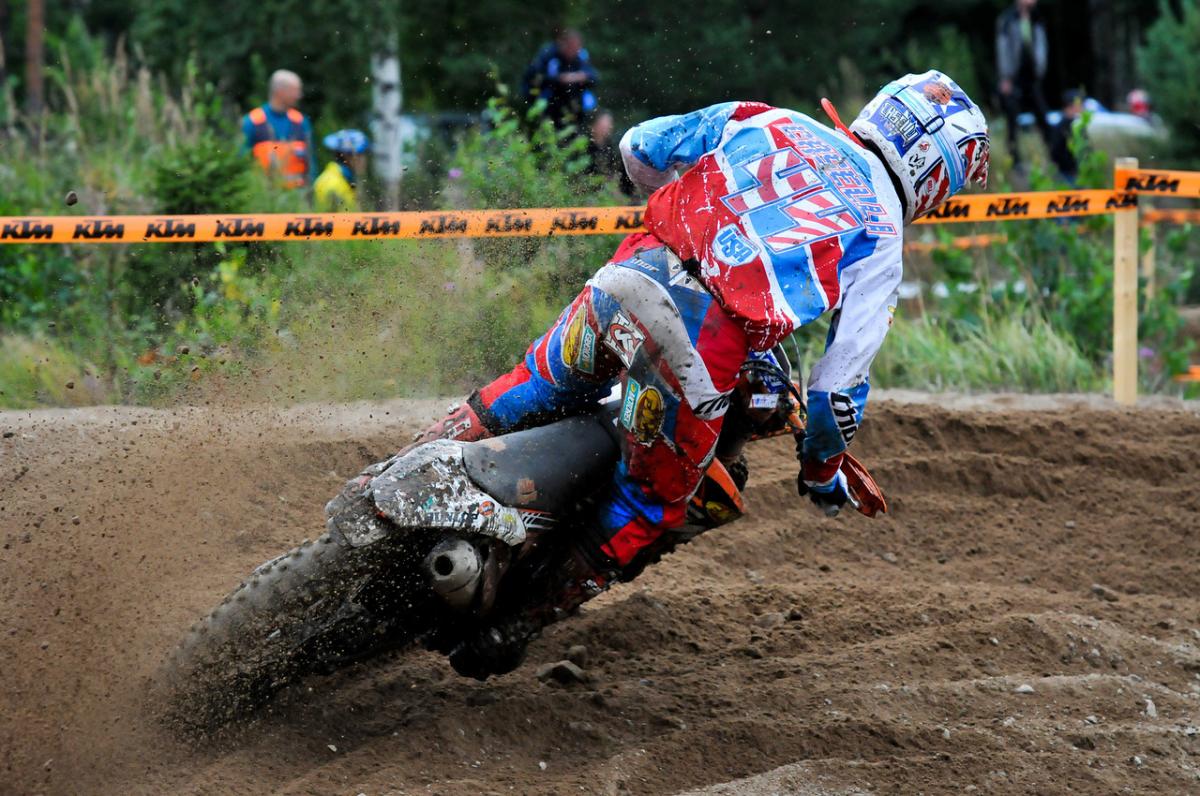 Kurt Caselli rode to a first place E2 class finish during the 2011 ISDE held in Finland. Caselli finished in fourth place overall helping the US Team to a third place on the podium.