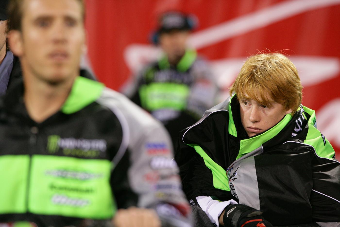 First supercross. Anaheim 1, 2006.