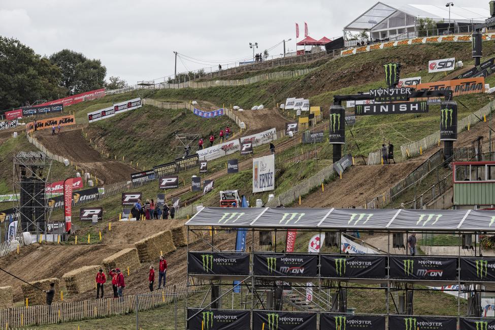 The track is all prepped and ready to go for tomorrow.