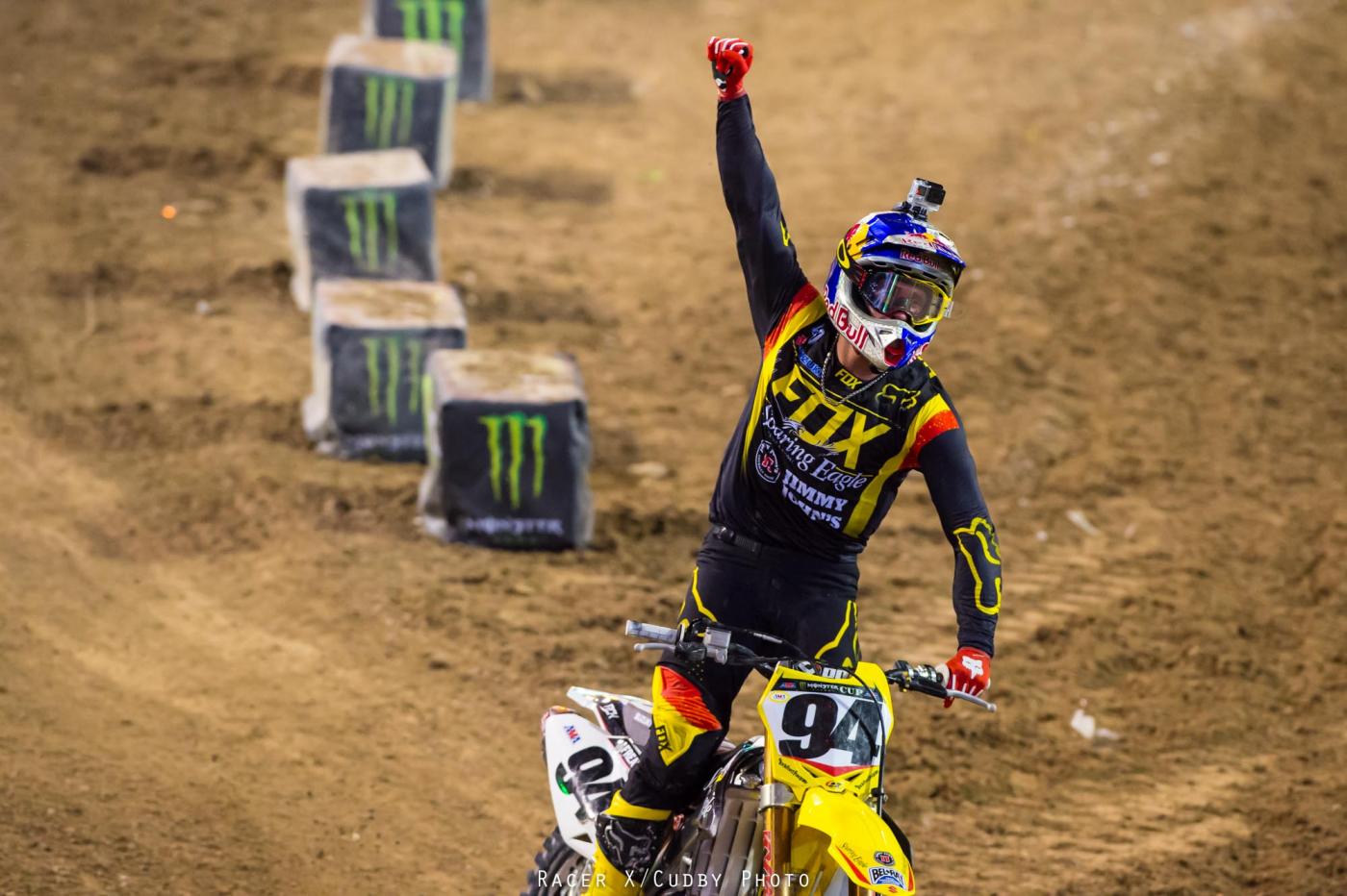 Ken Roczen won the Monster Energy Cup for the first time.