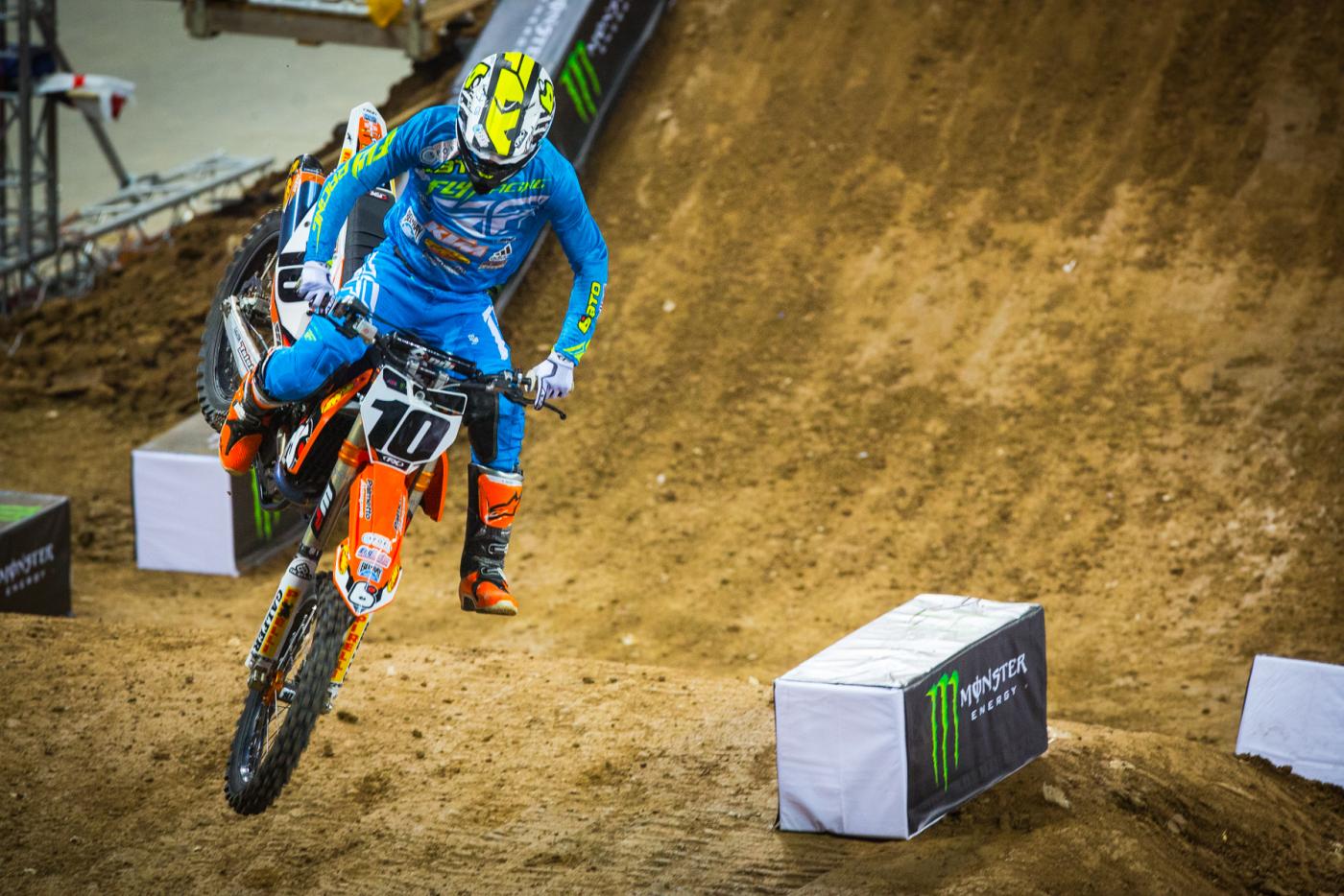 Justin Brayton finished third.