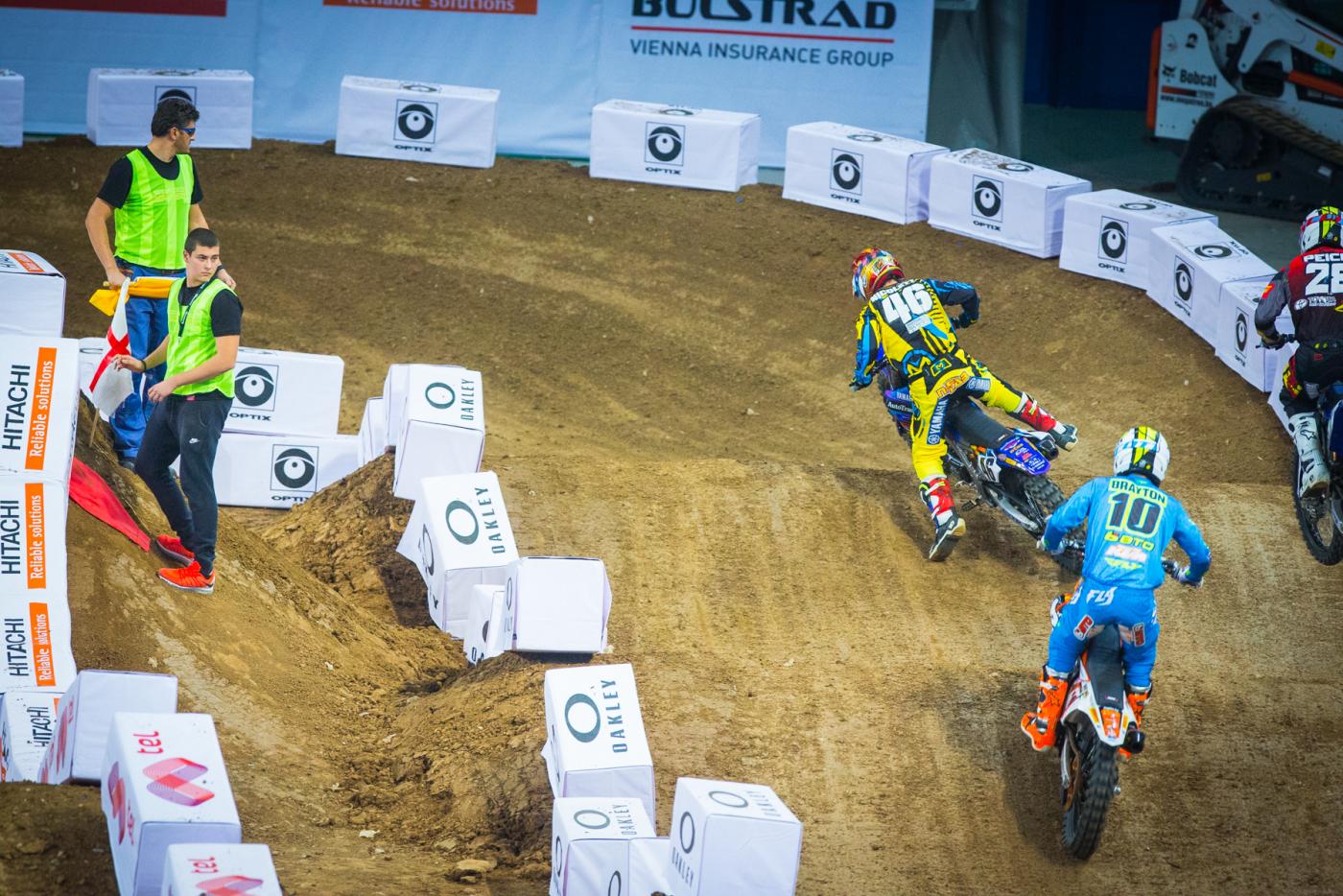 Another look at Phil's crash in the main.