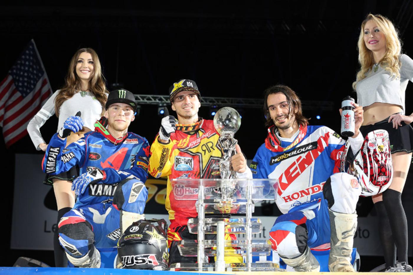 Romain Febvre, Pourcel and Fabien Izorid.