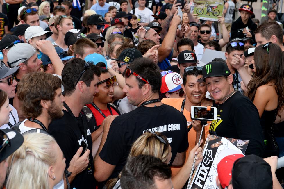 It's safe to say Australian fans were stoked to see the GOAT.