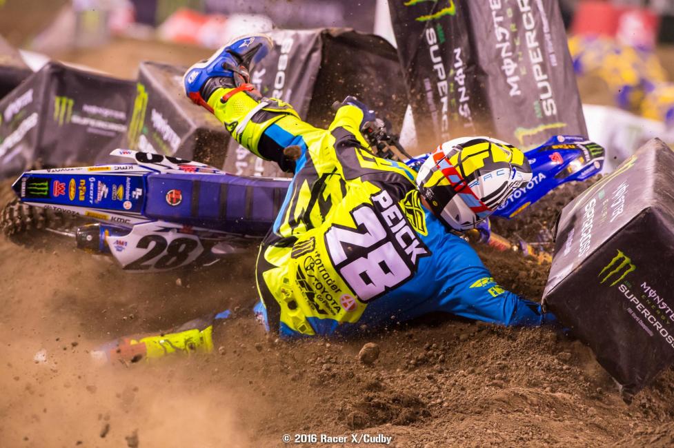 The first of Peick's run-ins with Friese.