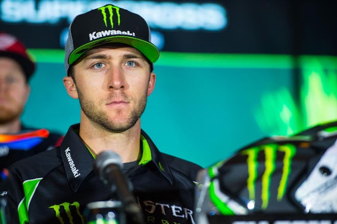Tomac finished a solid fourth at the opener.