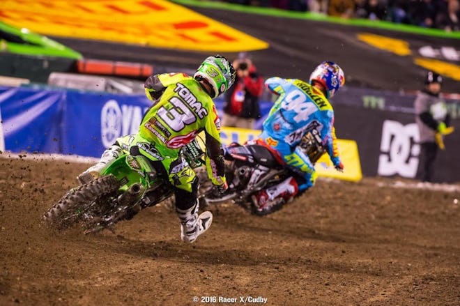 These dudes rode well but never had a shot at Dungey after bad starts. Tomac has had starting issues before, but Roczen was lights out off the line at this time a year ago. They need to figure it out quickly!