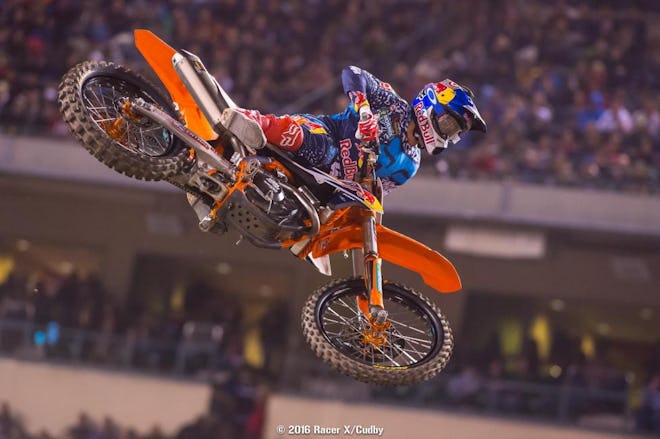 When Ryan Dungey is getting aggro like this, and still his usual consistent self, he's looking nearly impossible to beat.