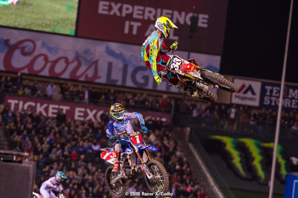 It was awesome watching Webb and Craig go at it in the 250SX main.