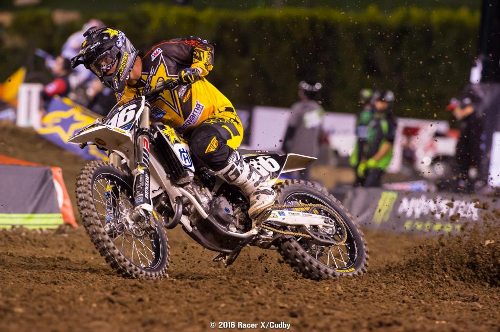 Osborne is digging deep in the 250 races, and is second in points right now.