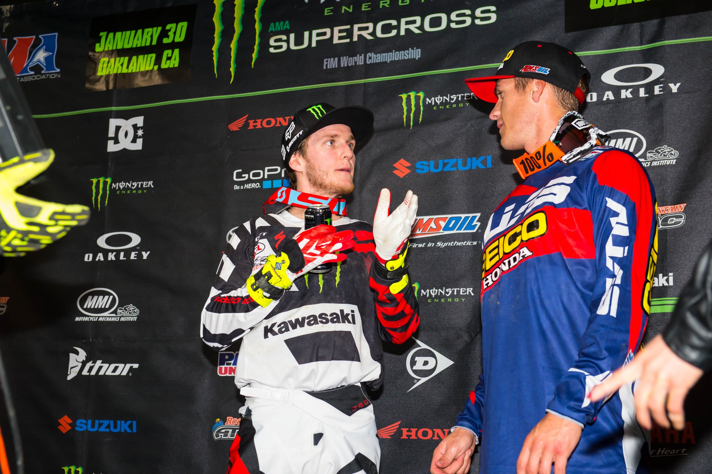 Savatgy (left) holds the points lead entering Round 5. Meanwhile, Christian Craig is looking for a third straight podium.