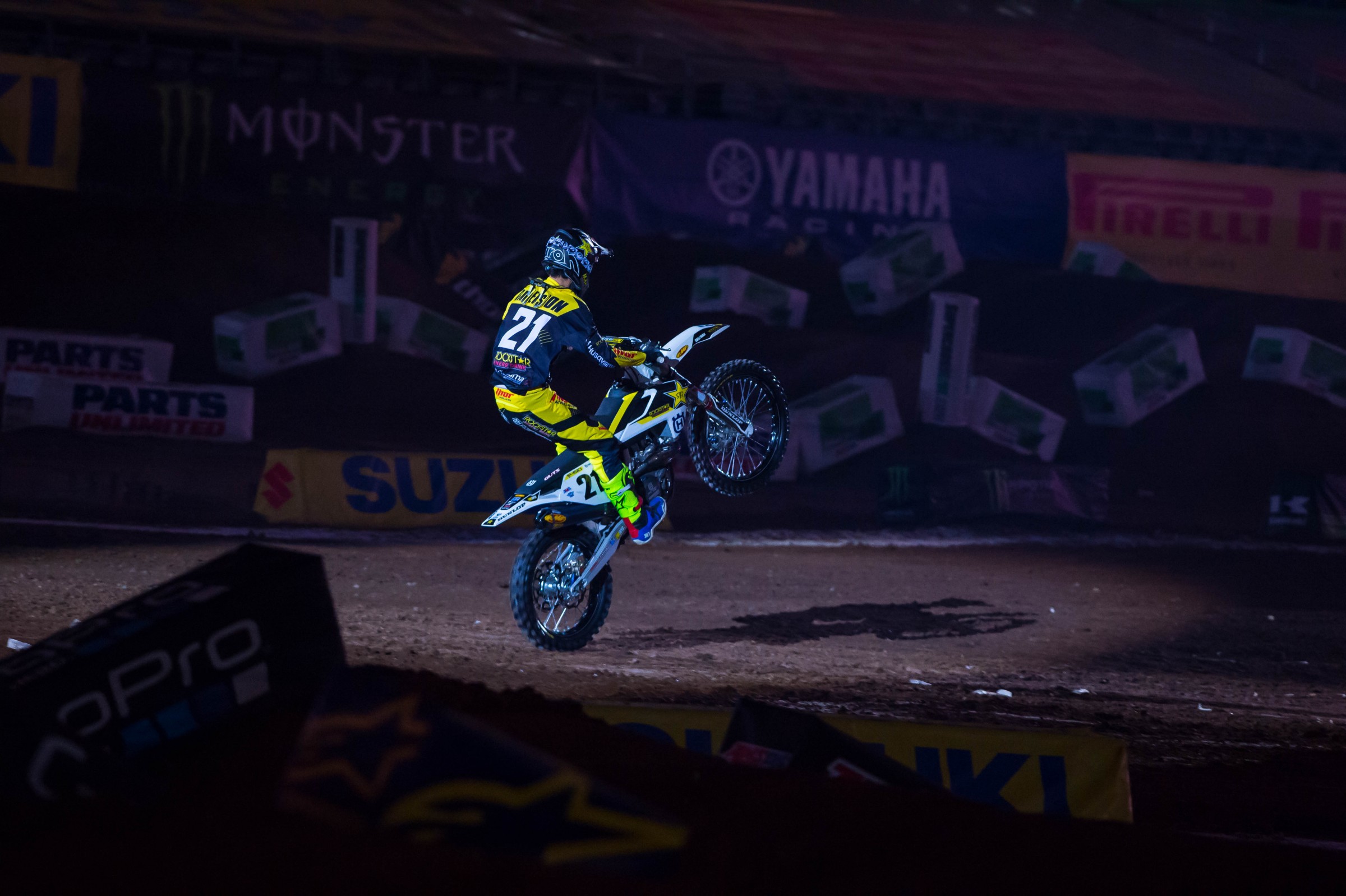 Anderson is currently third in points.