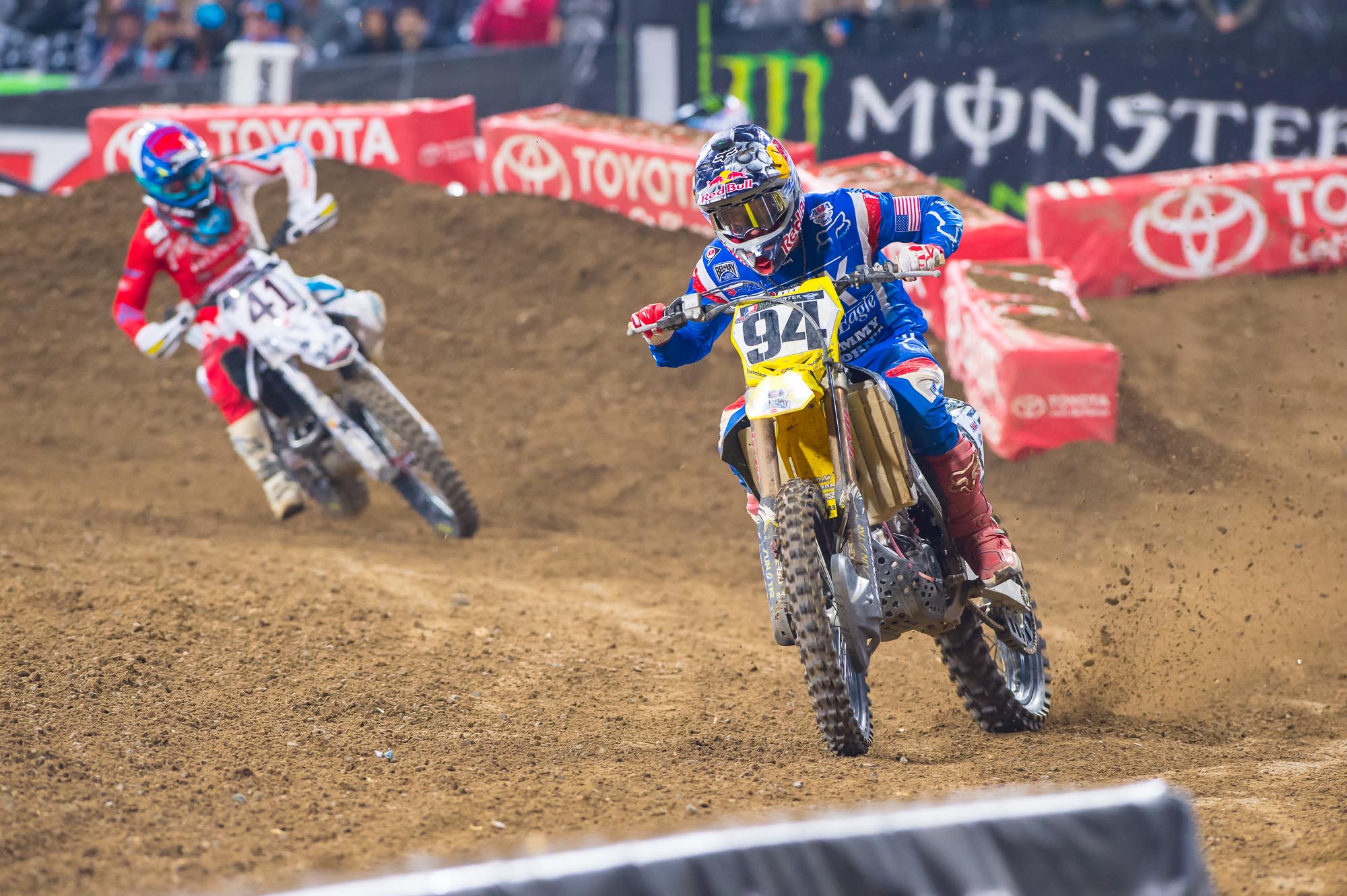 Roczen would end up third.