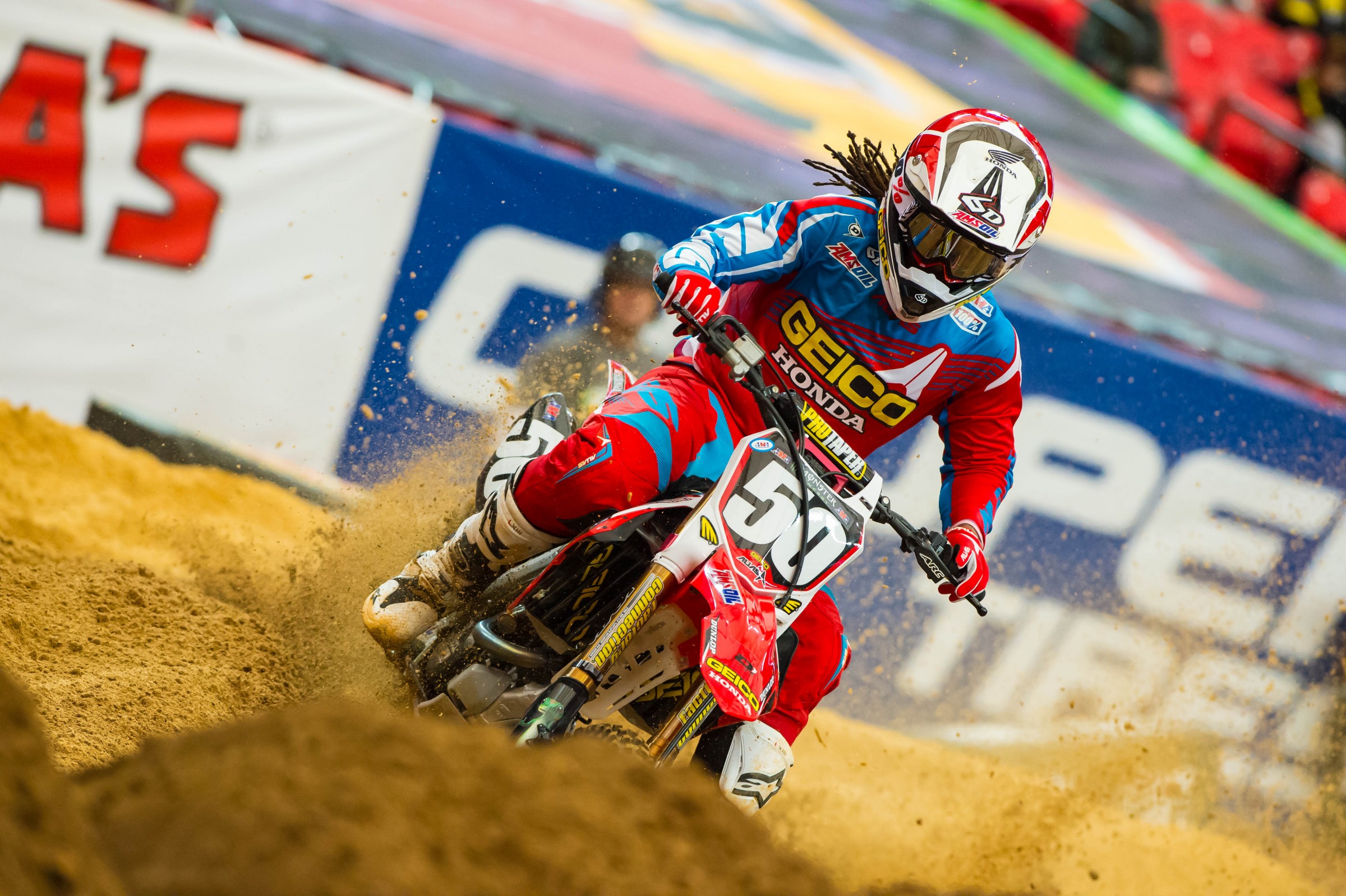 Stewart finish second at the opener.