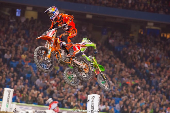 Dungey is still rock solid and now has the all-time consecutive podium record. But every week he's facing a stiff challenge--but usually from someone different each time.