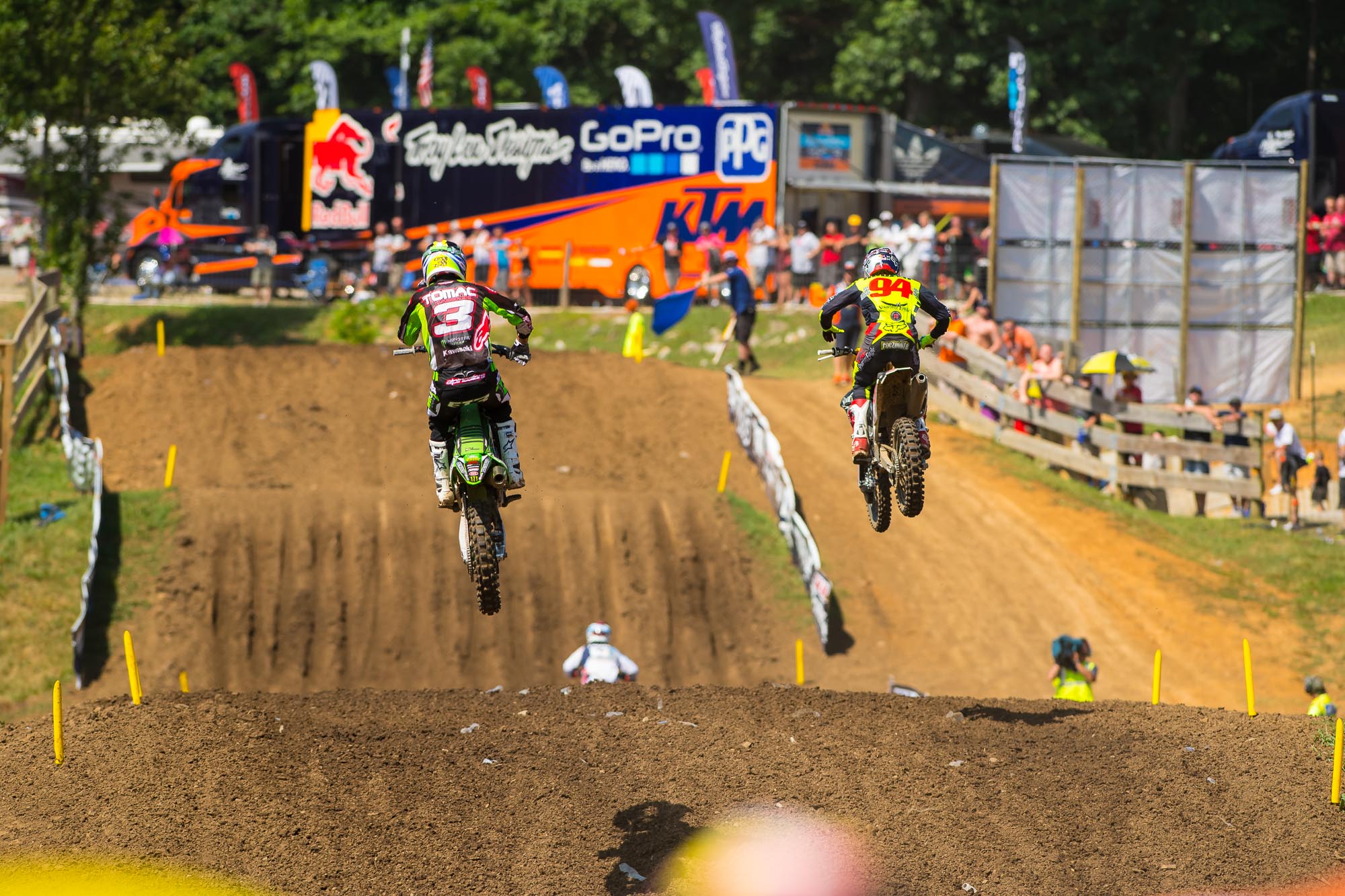 Roczen and Tomac went at it all day.