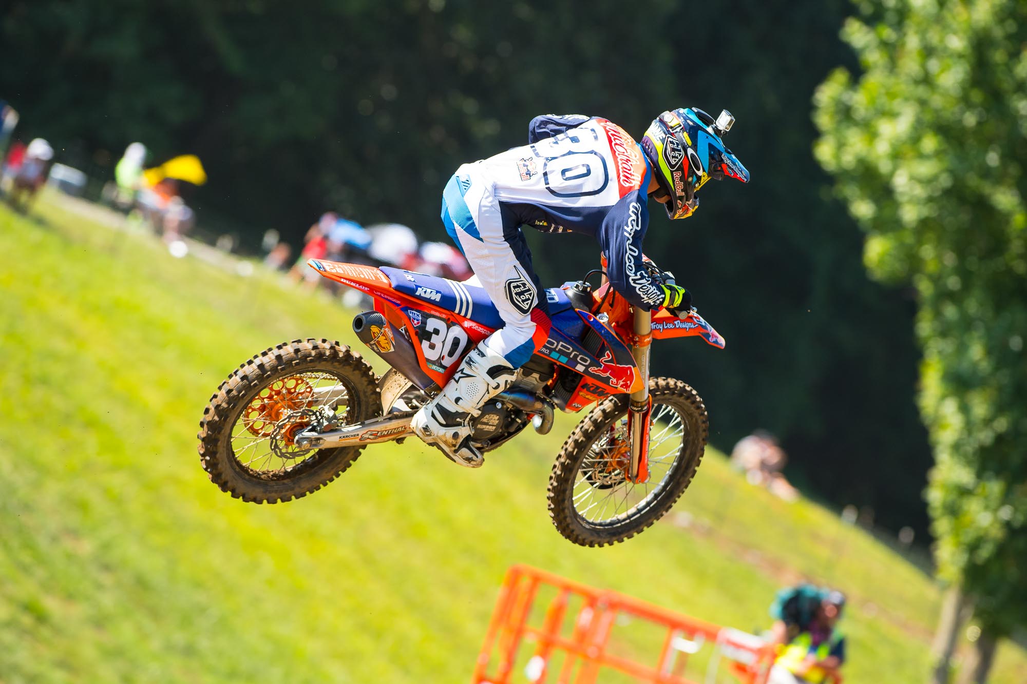 For awhile it looked like he was headed to his first-ever moto and overall win.
