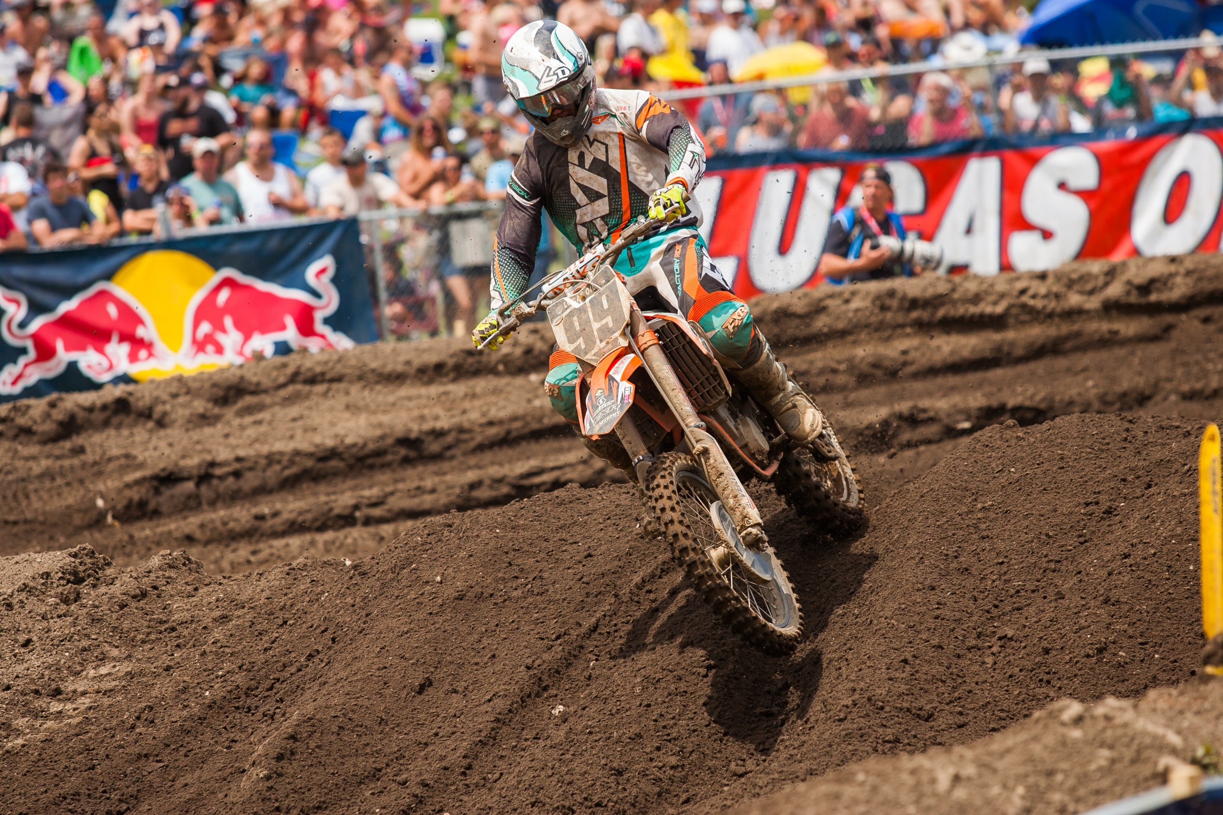 Harrison has only raced three rounds, but is currently 22nd in 450MX points.