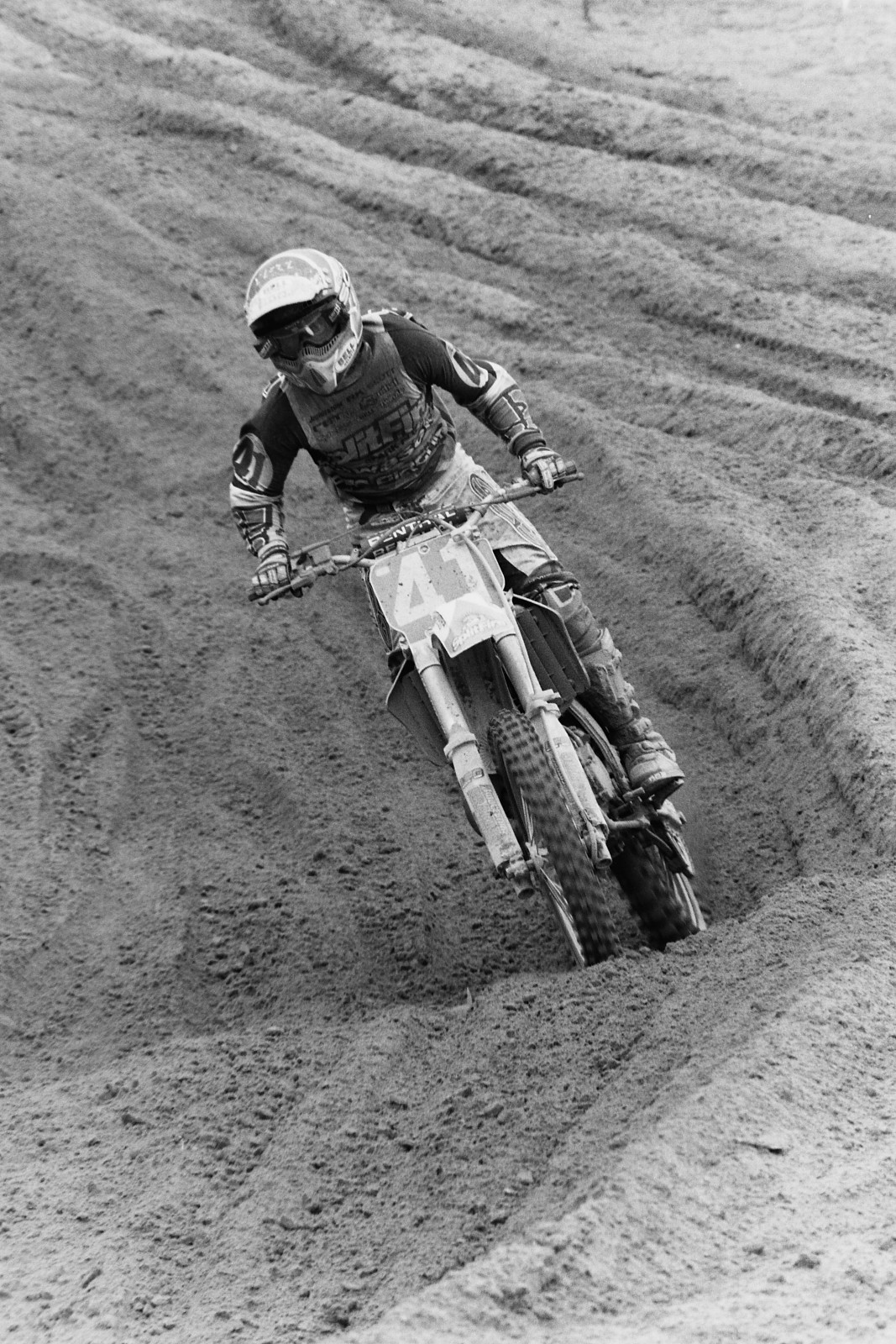 David Pingree finding lines through the sand in 1995.