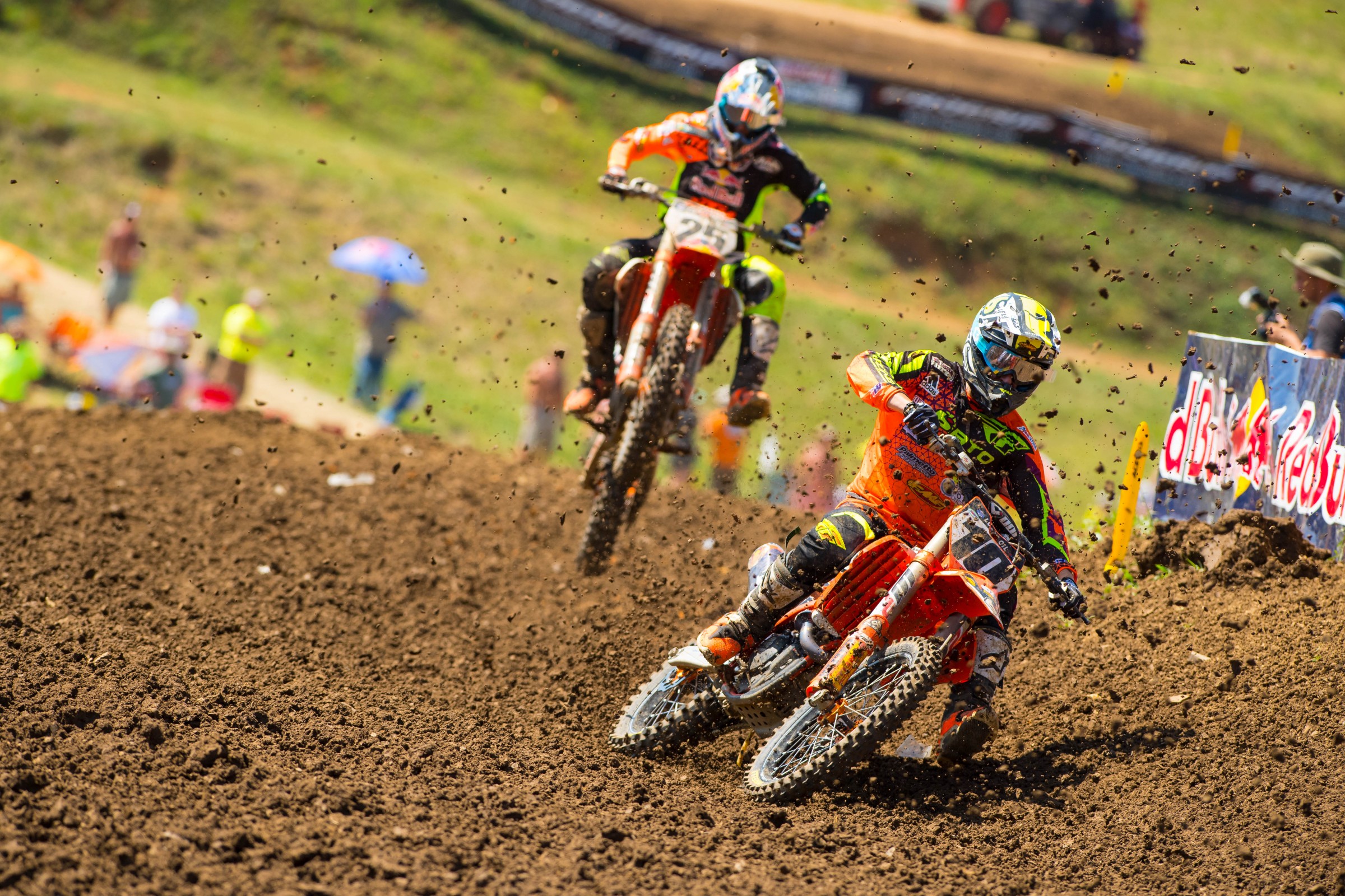 Justin Brayton (10) has turned the corner since the series moved east.
