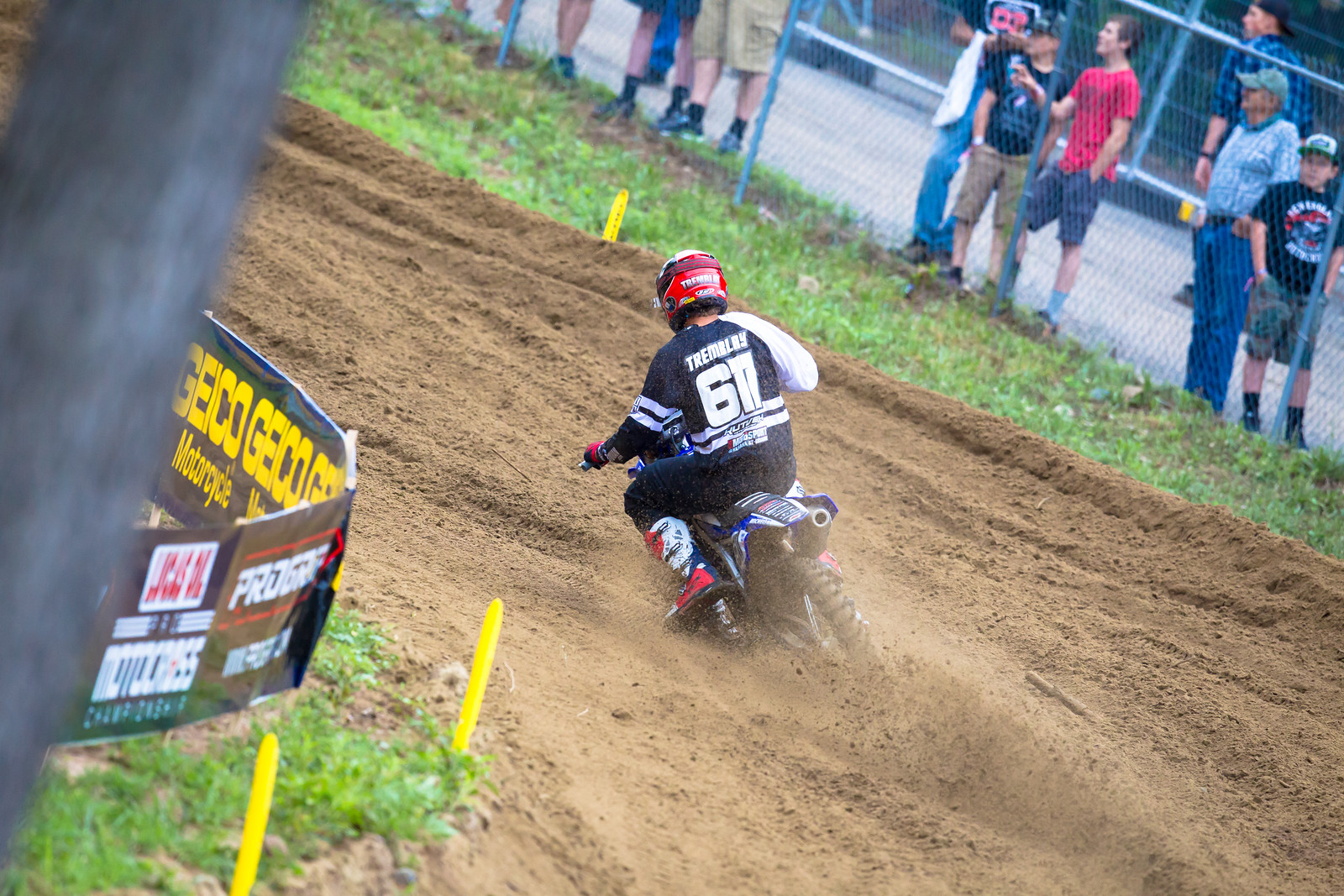 Tremblay finished 18th overall in the 450 class at Southwick.