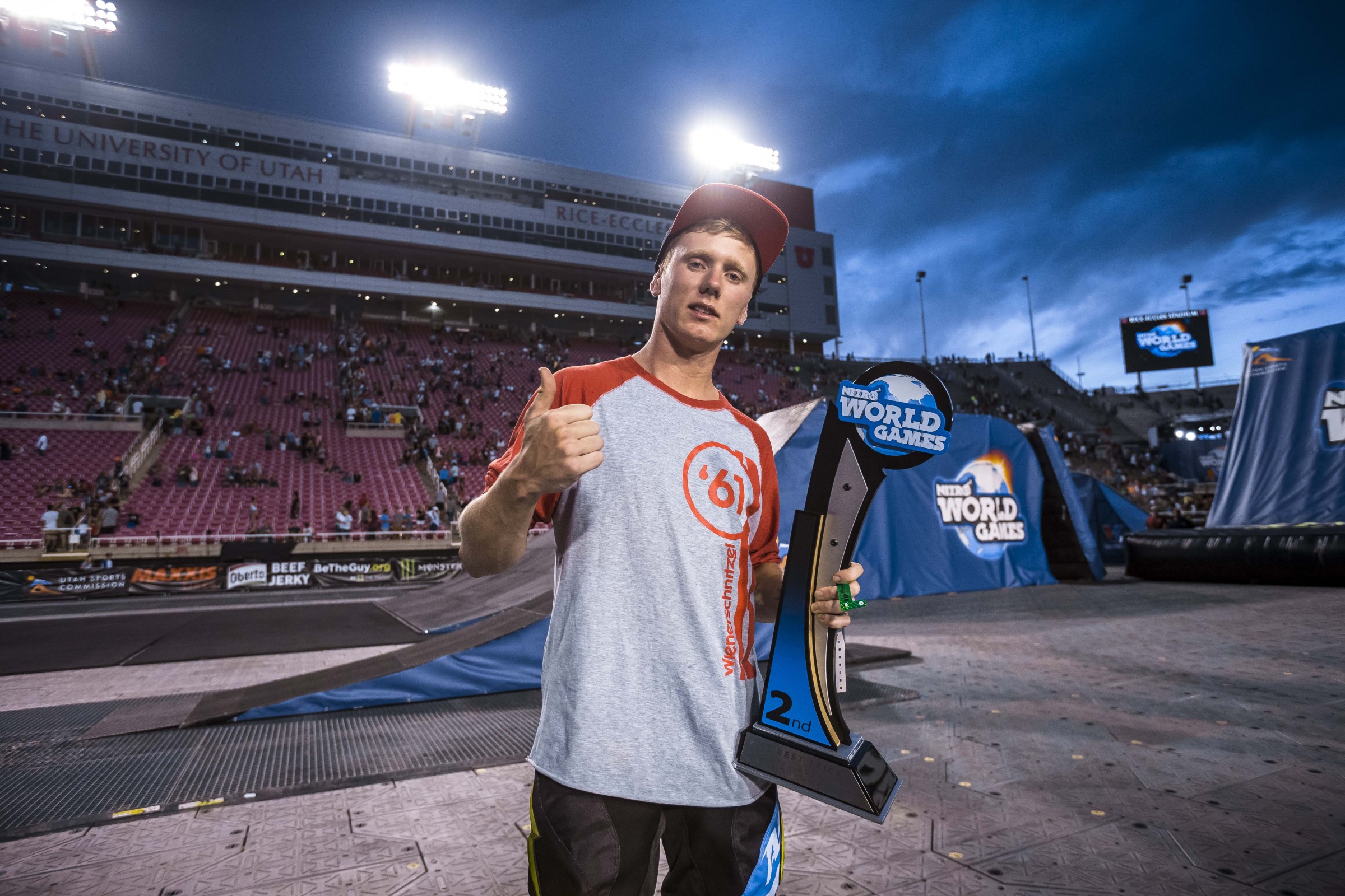 Australia's Pat Bowden finished second in FMX Best Trick.