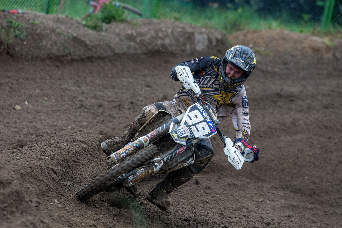 Max Anstie finished third overall in MX2.