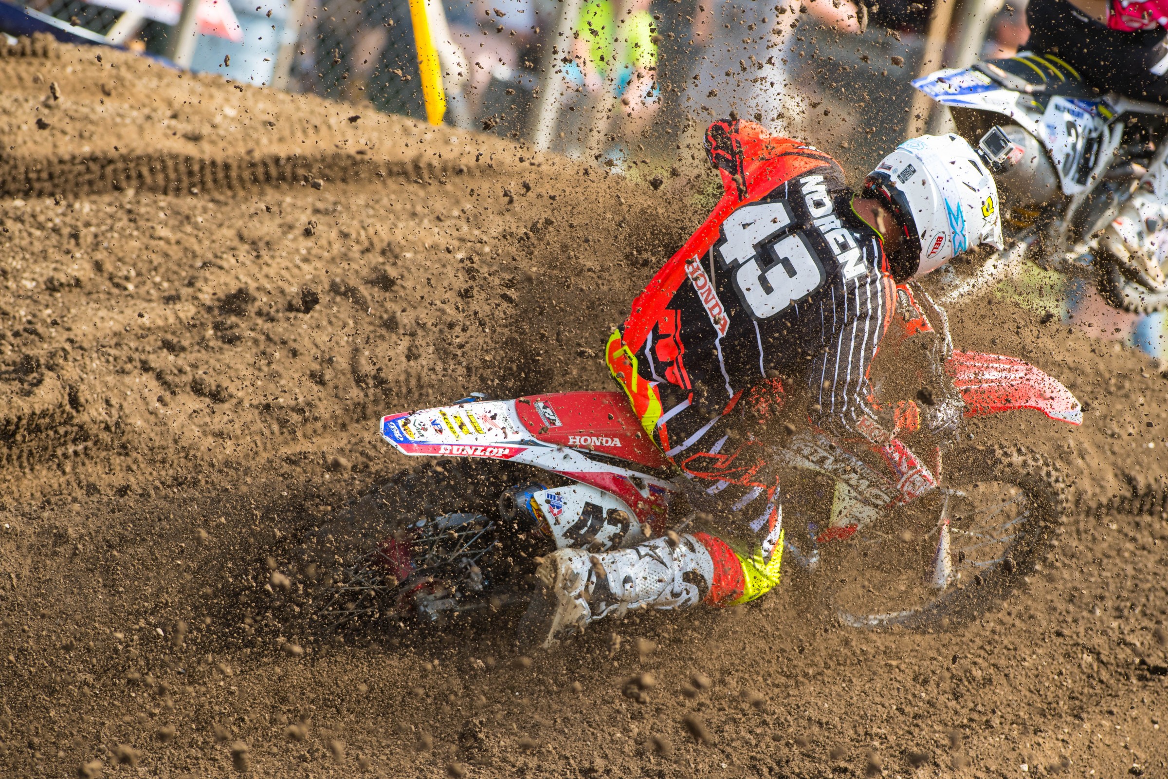 Noren is back with Honda and finished sixth overall at Unadilla.