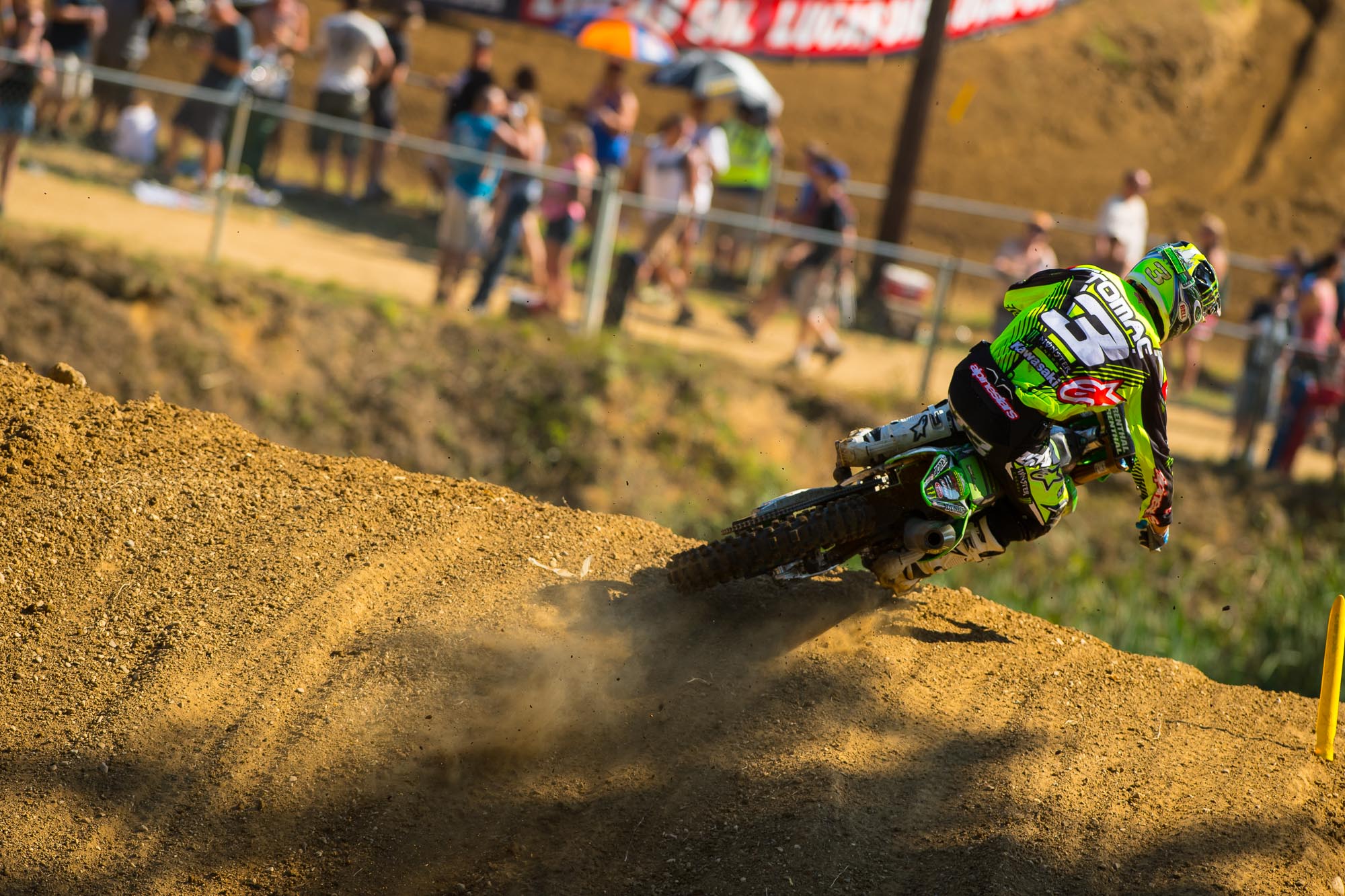 Eli Tomac finished fourth overall.