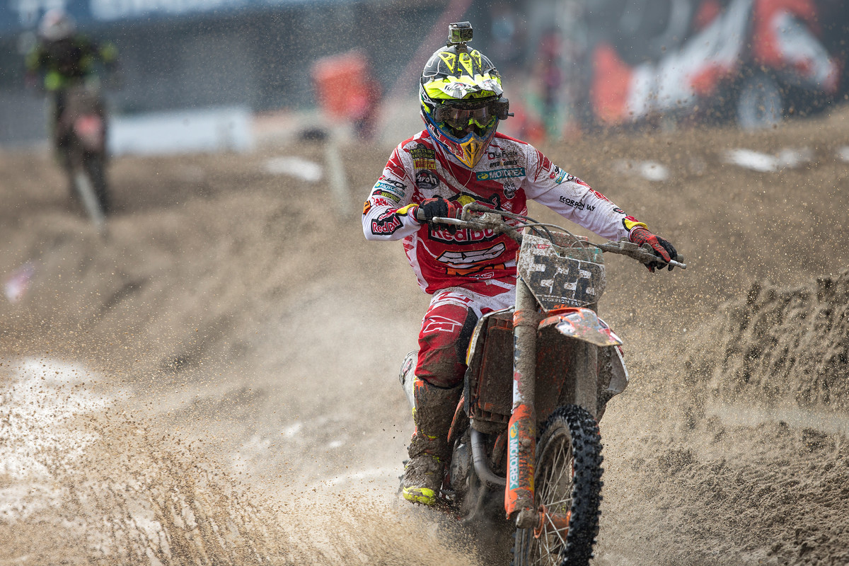 Tony Cairoli finished second overall on Sunday.