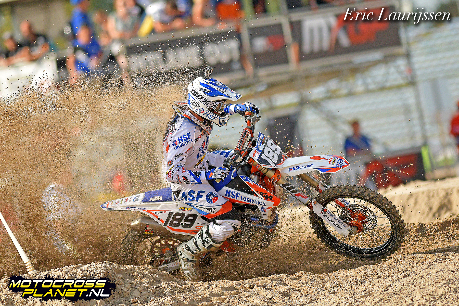 Brian Bogers finished second overall in MX2.