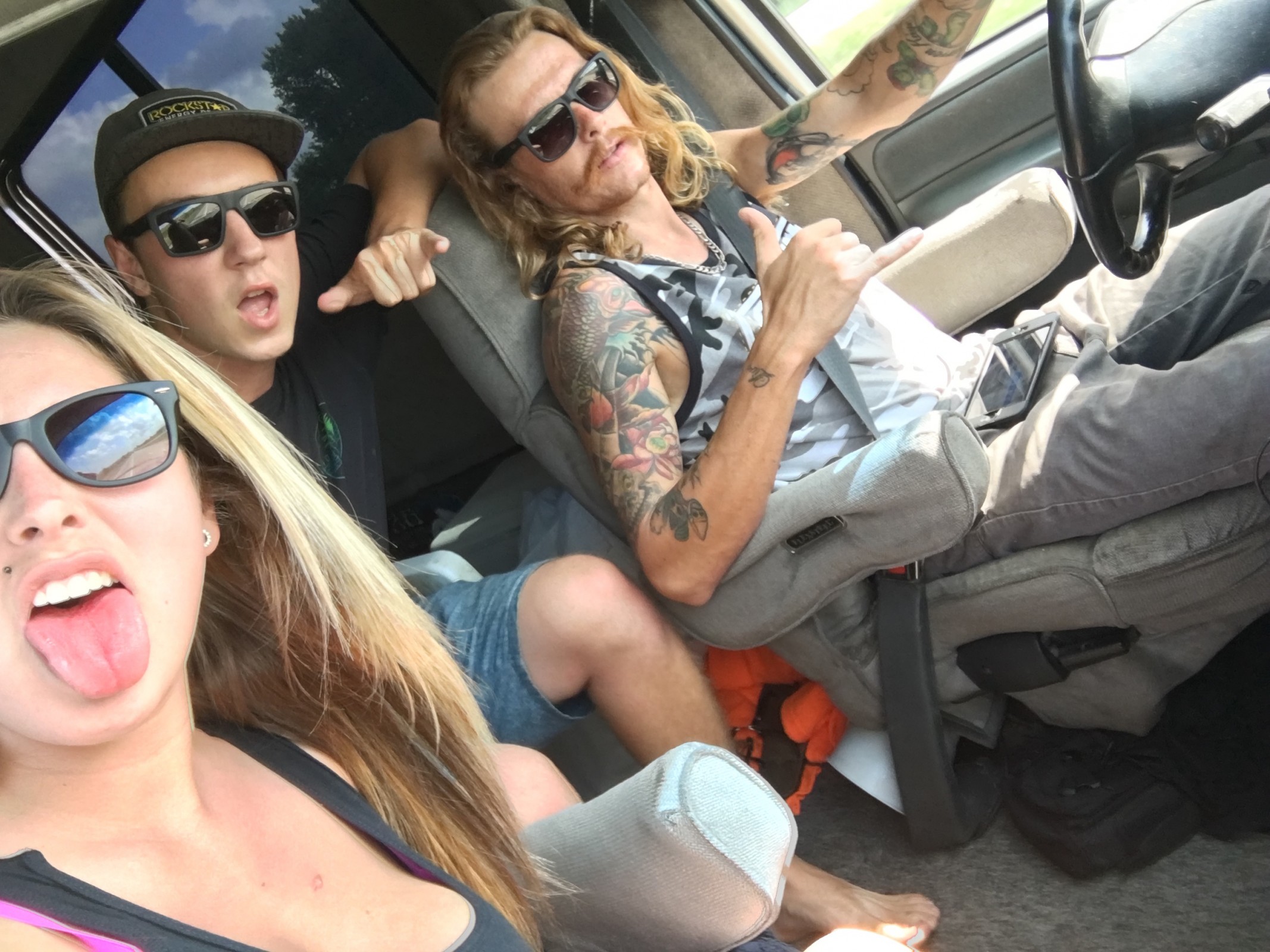 Kristin, Tom and Stank.