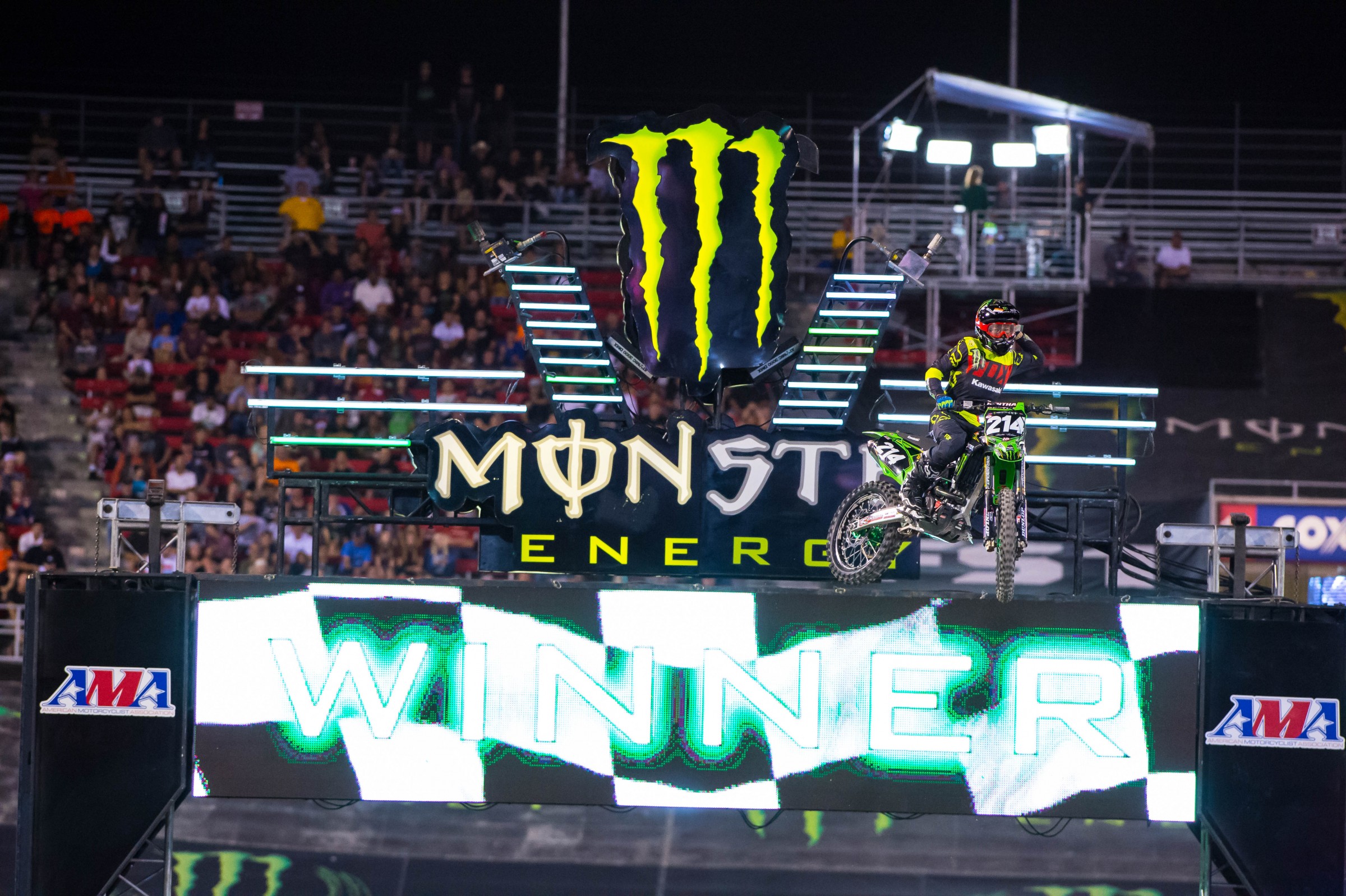 Forkner is undefeated in his Monster Cup appearances.