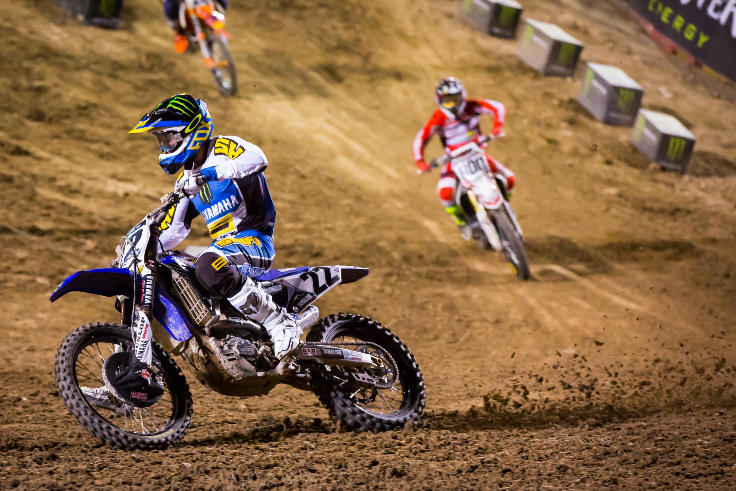Reed wasn't too happy with Alessi after the final moto.
