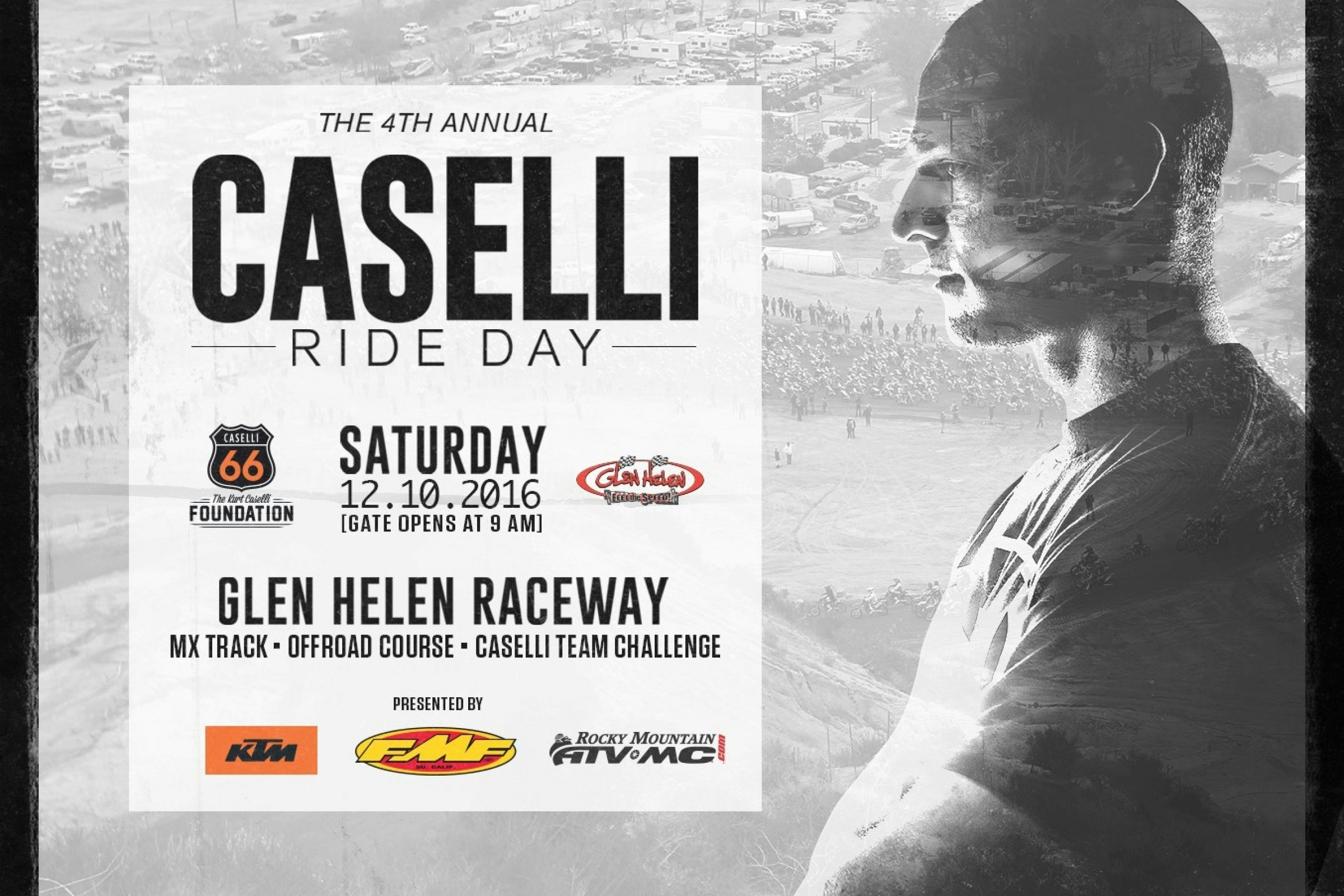 4th Annual Kurt Caselli Ride Day Announced