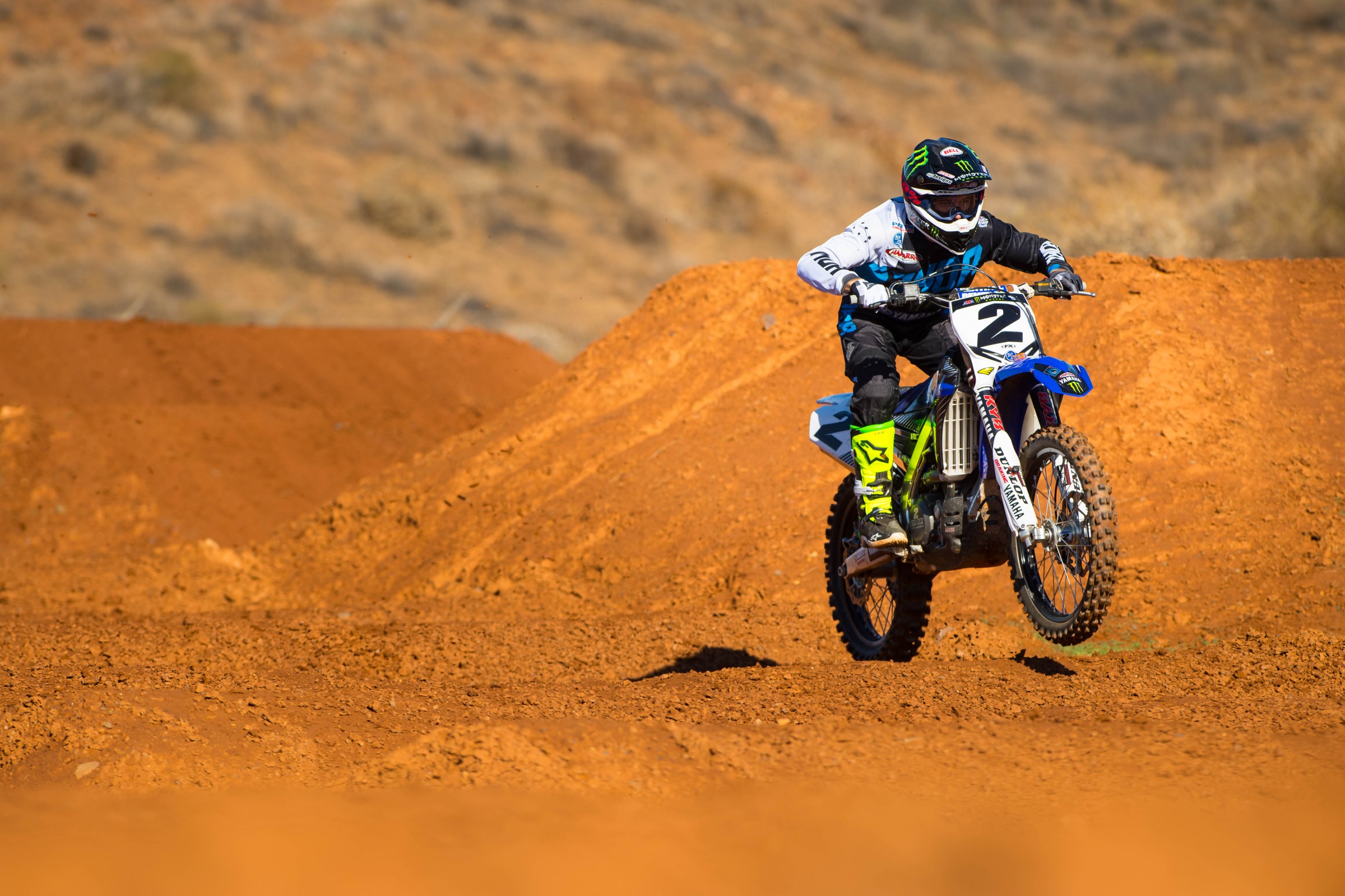 Cooper Webb will make his 450 debut with number two on his number plates.