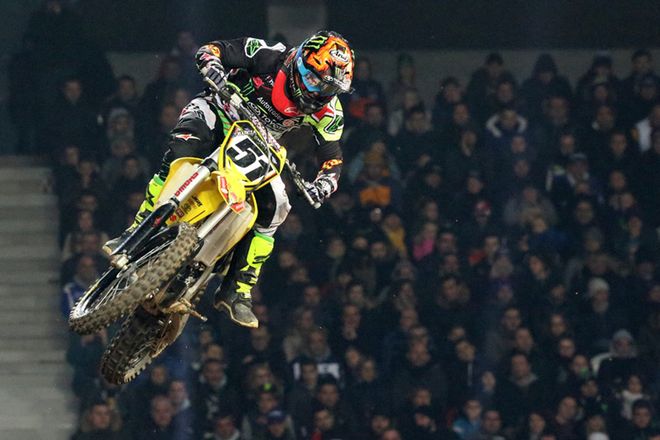 Barcia was impressive on his first outing on a Suzuki. He finished second both nights behind Musquin.