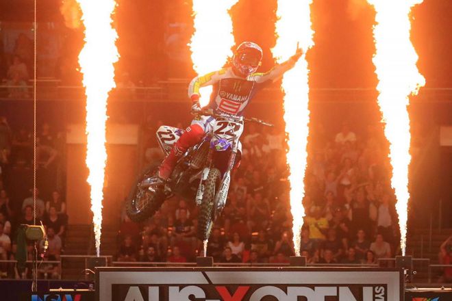 Reed was unstoppable down under and won the Aus-X Open bvy sweeping both nights of racing.